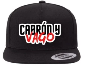 Cabron Y Vago Flat Bill SnapBack - schwarz - Bild 1 von 1
