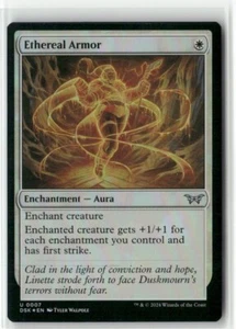Armadura Etérea 7 Láminas Magic The Gathering Duskmourn - Imagen 1 de 1