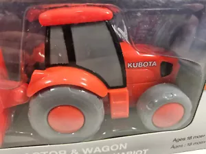 New Ray Kubota My Lil' Orange Tractor and Wagon Set SS-33023 - Picture 1 of 8