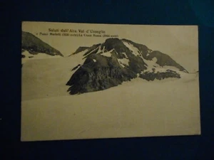 CARTOLINA Vintage SALUTI DALL'ALTA VAL D'USSEGLIO/Passo Martelli- Viaggiata 1923 - Picture 1 of 2