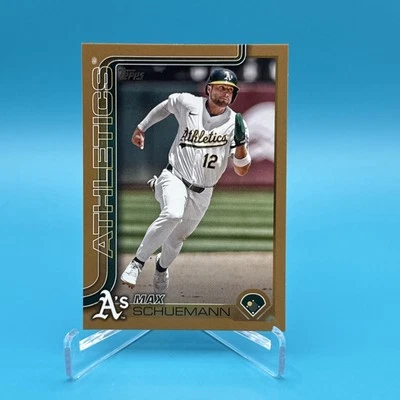 2025 Topps Series 1 MAX SCHUEMANN GOLD #305 #d/2025 As - Image 1 of 2