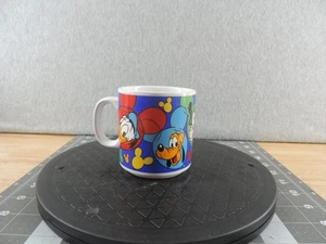 Vintage Disney Mickey Mouse and Crew Balloon Coffee Mug - Picture 1 of 8