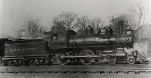 Vintage Delaware & Northern Locomotive #1 Train Photo Harold K Vollrath 8x5 1915 - Picture 1 of 3