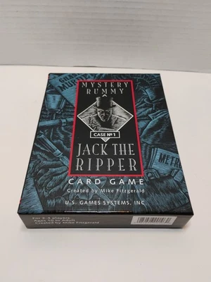 Mystery Rummy Case No. 1 Jack The Ripper Card Game by Mike Fitzgerald Complete - Image 1 of 4