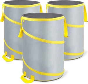 Bolsas jardín plegables 30 gal 3 pzs reutilizables camping base exterior - Imagen 1 de 12