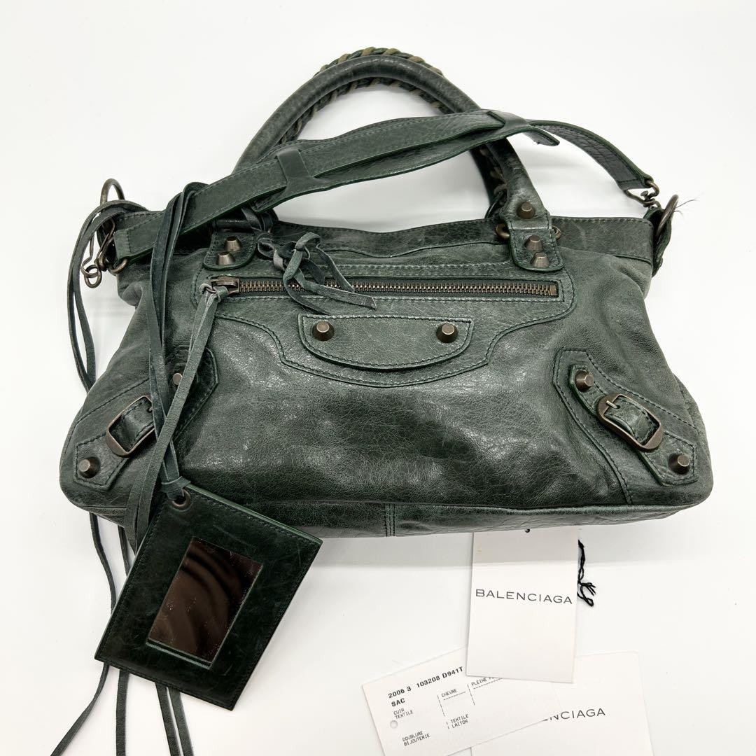 Balenciaga City Green Bags & Handbags for Women for sale - eBay