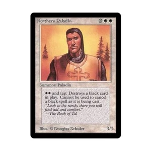 WOTC MtG Beta Northern Paladin (R) EX - Picture 1 of 1