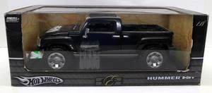 Hot Wheels 1/18 Scale Diecast G7221 Hummer H3T Pick-up Black Model Car - Picture 1 of 5