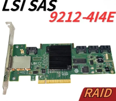 LSI 9212-4i4E 6Gbps SAS HBA FW:P20 IT Mode ZFS FreeNAS unRAID - Image 1 of 3