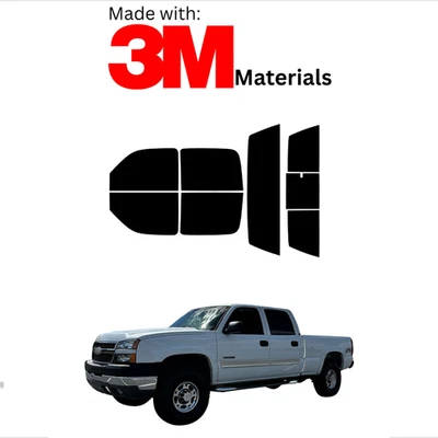 Precut Window Tint For Chevrolet Slvrdo 2500 4Dr 01-06 Ceramic Made With 3M Foto 1 de 4