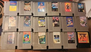 Nintendo NES - 18 Cartridge Spiele Lot - Bild 1 von 1