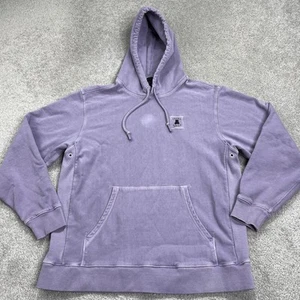 Teddy Fresh Hoodie Womens Large Purple Lavender Pullover Sweatshirt Oversized - Picture 1 of 20