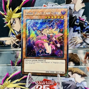 Yugioh Ragazza Mago Oscuro (7° Arte) RA04-EN107 Platino Segreta Rara Near Mint - Foto 1 di 2