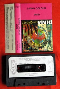 LIVING COLOUR VIVID 1989 RARE EXYU CASSETTE TAPE - Picture 1 of 1