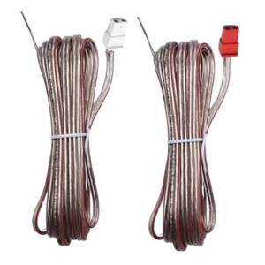 2x 3 Meter Speaker Cable Red Gray For Sony Home Audio Theater System - Bild 1 von 2