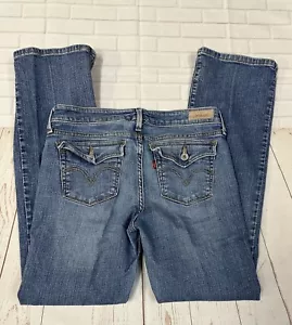 Levi's Women’s 545 Denim Low Boot Cut Jeans Size 8 Medium - Picture 1 of 4