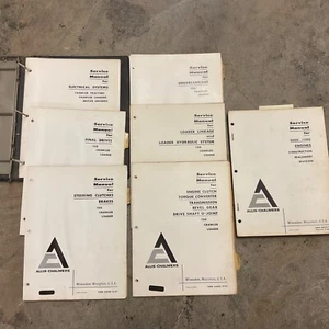 Allis-Chalmers 12G CRAWLER TRACK LOADER SERVICE SHOP REPAIR MANUAL GUIDE BINDER - Picture 1 of 10
