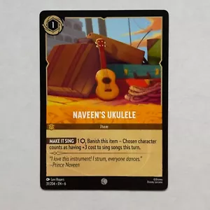 Naveen's Ukulele 31/204 Disney Lorcana Azurite Sea Regular Common Card NM - Picture 1 of 2