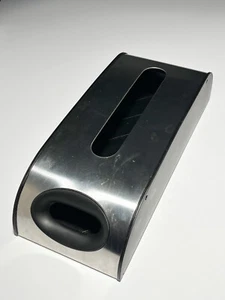 Grocery Bag Holder Wall Cabinet Mount SimpleHuman Stainless Steel Black - Picture 1 of 6