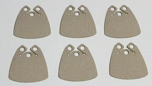 6x Capa beige Capa Abrigo con 3 Agujeros Top Holes, Figura - Imagen 1 de 1