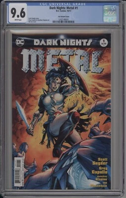 DARK NIGHTS: METAL #1 - CGC 9.6 - JIM LEE VARIANT - DC COMICS - 2017 - Image 1 of 2