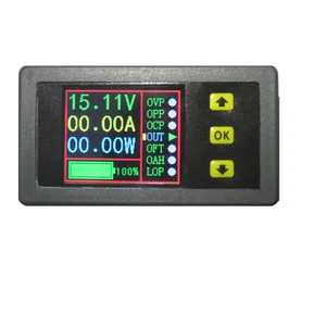 DC 90V 20A LCD Volt Amp Ah Power Capacity Percent Battery Monitor Watt Meter - Bild 1 von 9