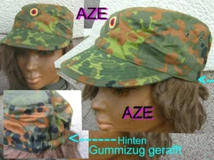 Größe 54 - 63 original BW Feldmütze LuftWaffe  Flecktarn Bundeswehr Schirmmütze  - Picture 1 of 5