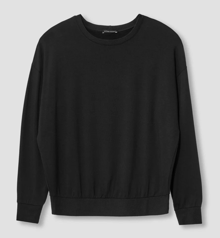 Sudadera Universal Estándar Lauren Core Terry Mujer’s Mediana 18-20 Negra Suave Foto 1 de 4