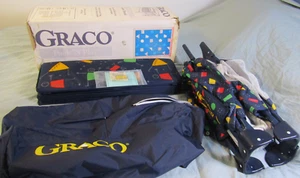 Vintage 1990s Graco, Pack-N-Play Sport Playpen Baby Toddler W/Carrying Bag & BOX - Picture 1 of 11