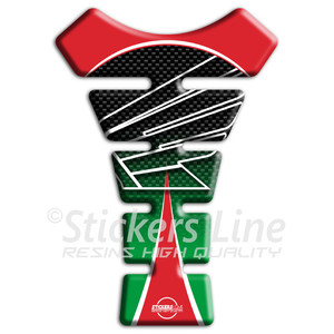 Adesivo paraserbatoio resinato HONDA Tank Pad adesivi serbatoio 3D per moto H#31