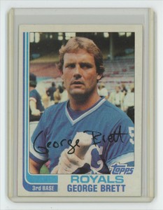 1982 Topps George Brett .  Kansas City Royals #200