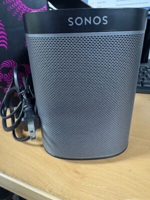 Sonos Play:1 Black Wireless Stereo Countertop Compact Wireless Smart Speaker - Image 1 of 4