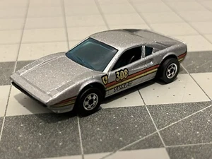 Vintage 1982 Hot Wheels Ferrari Racebait 308 Silver 1982 Diecast Hong Kong NICE - Picture 1 of 5