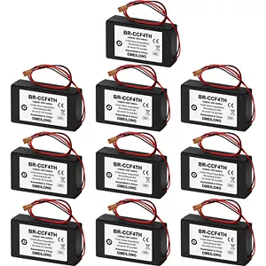 10x BR-CCF4TH Battery 6V 10.8Ah for BR-CCF2TH BR-2/3AGCT4A BR-AGCF2W with Plug - Picture 1 of 4