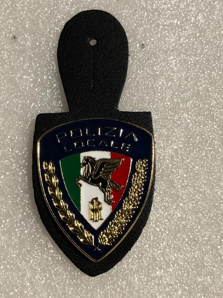 DISTINTIVO POLIZIA LOCALE PEGASO CON PENDIF