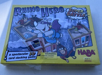 HABA Rhino Hero Super Battle - A Turbulent 3D Stacking Game New In Plastic - Image 1 of 4