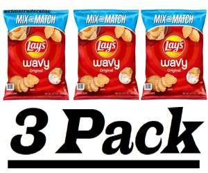 3 Pack - Lay's Wavy Original Potato Chips, 15.625 oz. โโ๐ - Picture 1 of 5
