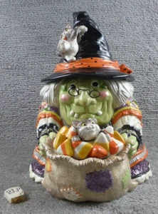 Fitz & Floyd Signature Gypsy Witch Cookie Jar Limited Edition 3000 Made Rare EUC - Picture 1 of 12