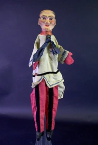 alte Marionette Handspielpuppe - Holz geschnitzt & bemalt ( Nr.8) - Bild 1 von 5