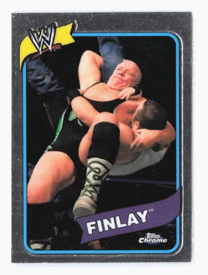 2008 Topps Chrome Heritage III WWE Finlay Fit 34 Pro Wrestling Card - Image 1 of 2