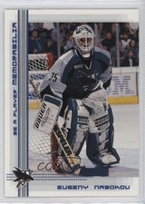 2000-01 ITG Be A Player Memorabilia Sapphire /100 Evgeni Nabokov Eugeny #140