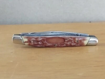 Vintage 2.5" Japan 260 Pocket Knife, Two Stainless Steel Blades & Bone Handle - Image 1 of 4