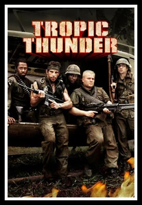 Tropic Thunder Movie Poster Print & Unframed Canvas Prints - Picture 1 of 2