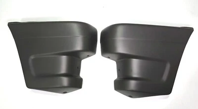 Fits Mazda B2000 1987-1989  B2200 B2600 Front Bumper End Caps  Set of 2 LH/RH - Image 1 of 4