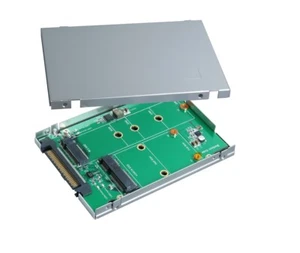 Adaptateur 2,5 pouces SATA Express vers M.2 (clé M) et mSATA - Photo 1/4