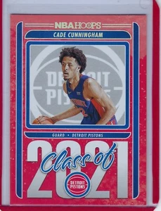 2021-22 Panini NBA Hoops Class of 2021 Cade Cunningham #1 Rookie RC - Bild 1 von 2