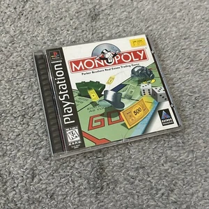 Monopoly (PlayStation 1 PS1) Black Label CIB COMPLETE & TESTED - Picture 1 of 5