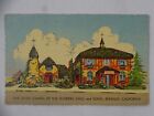 C1954 Linen Postcard Little Chapel Of The Flowers Hill And Sons Berkeley Ca Usa