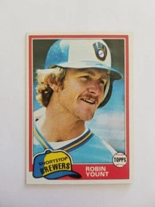 ROBIN YOUNT 1981 TOPPS BASEBALL CARD #515 MILWAUKEE BREWERS - Picture 1 of 2