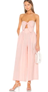 L'ACADEMIE RACHEL PINK JUMPSUIT WORN ONCE, 100% POLYESTER, TAGGED XXS (SIZE 4-6) - Picture 1 of 4